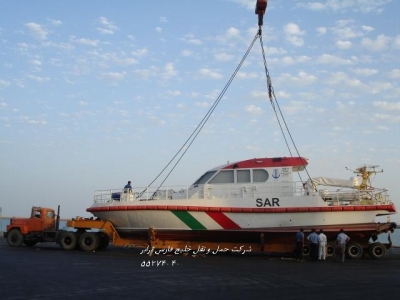 حمل قایق از بندر عباس به بندر انزلی توسط کمرشکن ویژه(فروشی)