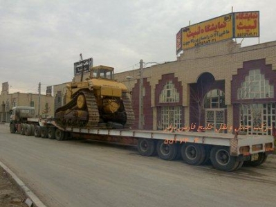 بلدوزر D11 به وزن 100 تن حمل از تهران به بیرجند