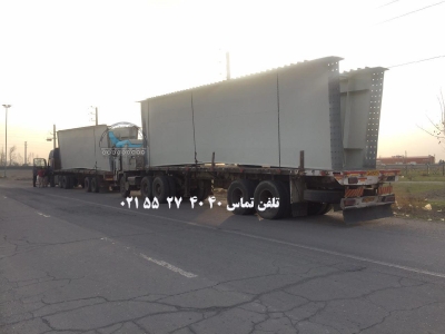 حمل بار توسط تریلی کشویی